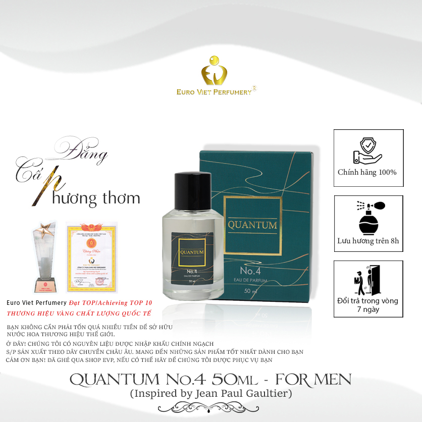 Nước Hoa Nam EU, Quantum No.4 Euro Viet Perfumery 50ml