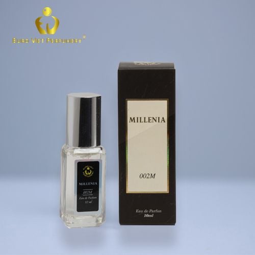 Nước Hoa Nam MILLENIA 002M Nam Tính, Mạnh Mẽ, Cuốn Hút Eau De Parfum Lưu Hương 7 - 12 Tiếng 10ml