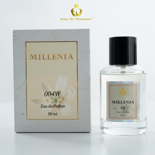 Nước Hoa Nữ Cao Cấp MILLENIA 004W Tươi Mát, Nhẹ nhàng, Trẻ trung Eau De Parfum Lưu Hương 6 - 8 tiếng 50ml