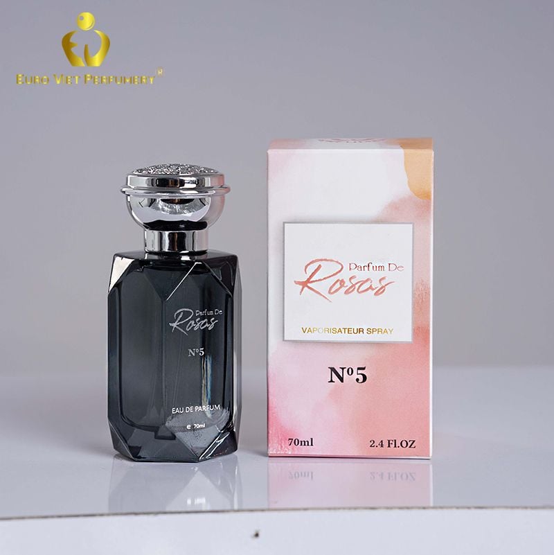 Nước Hoa Nữ Rosas No.5 Nữ Tính Tươi Mới, Gợi Cảm Lưu Hương 7- 12 Tiếng 70ml